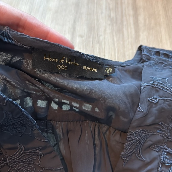 House Of Harlow x Revolve Lace Long Sleeve Romper sz M - Picture 3 of 10